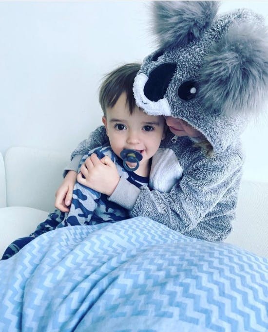 Dennis Knudsens sønner Lucas og Noah