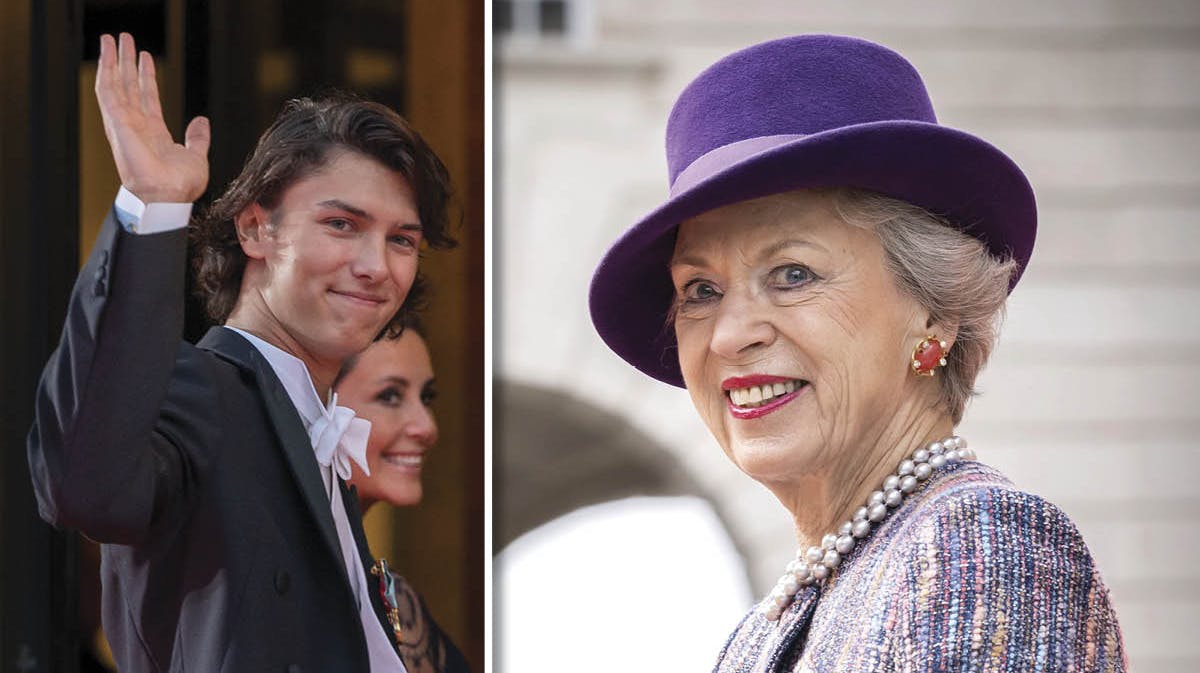 Grev Nikolai og prinsesse Benedikte. 