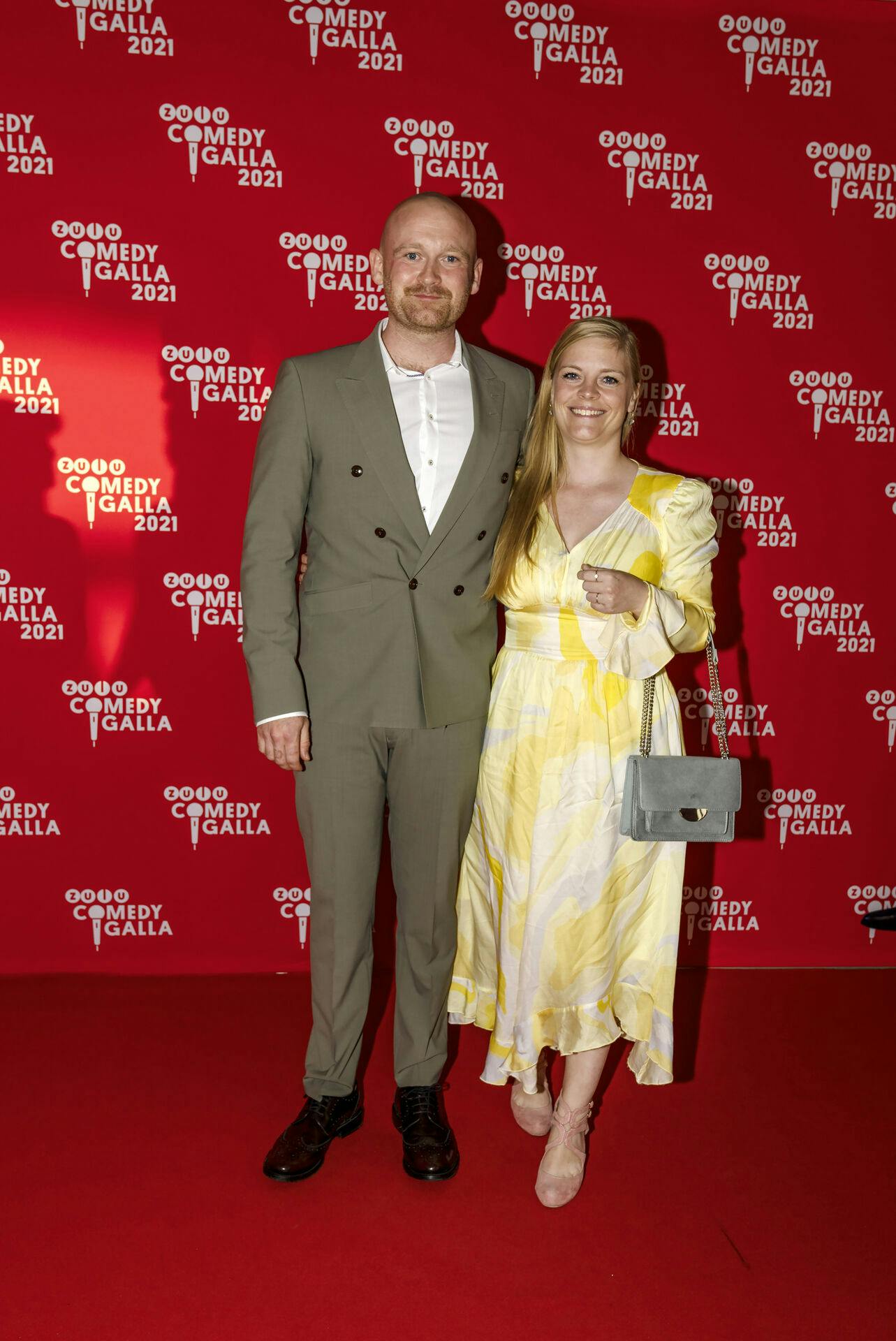 Zulu Comedy Galla 2021 i Operahuset i København. Mark Le Fevre og Sidsel Fisker Buhl Jørgensen.
