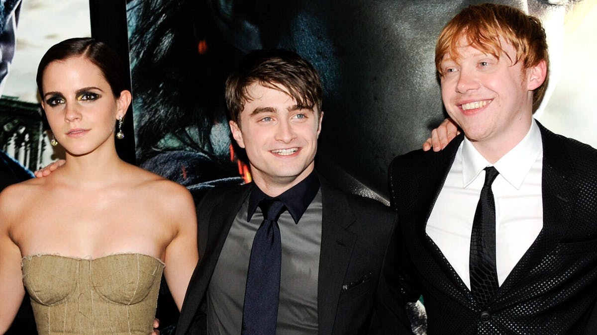 Emma Watson, Daniel Radcliffe og Rupert Grint
