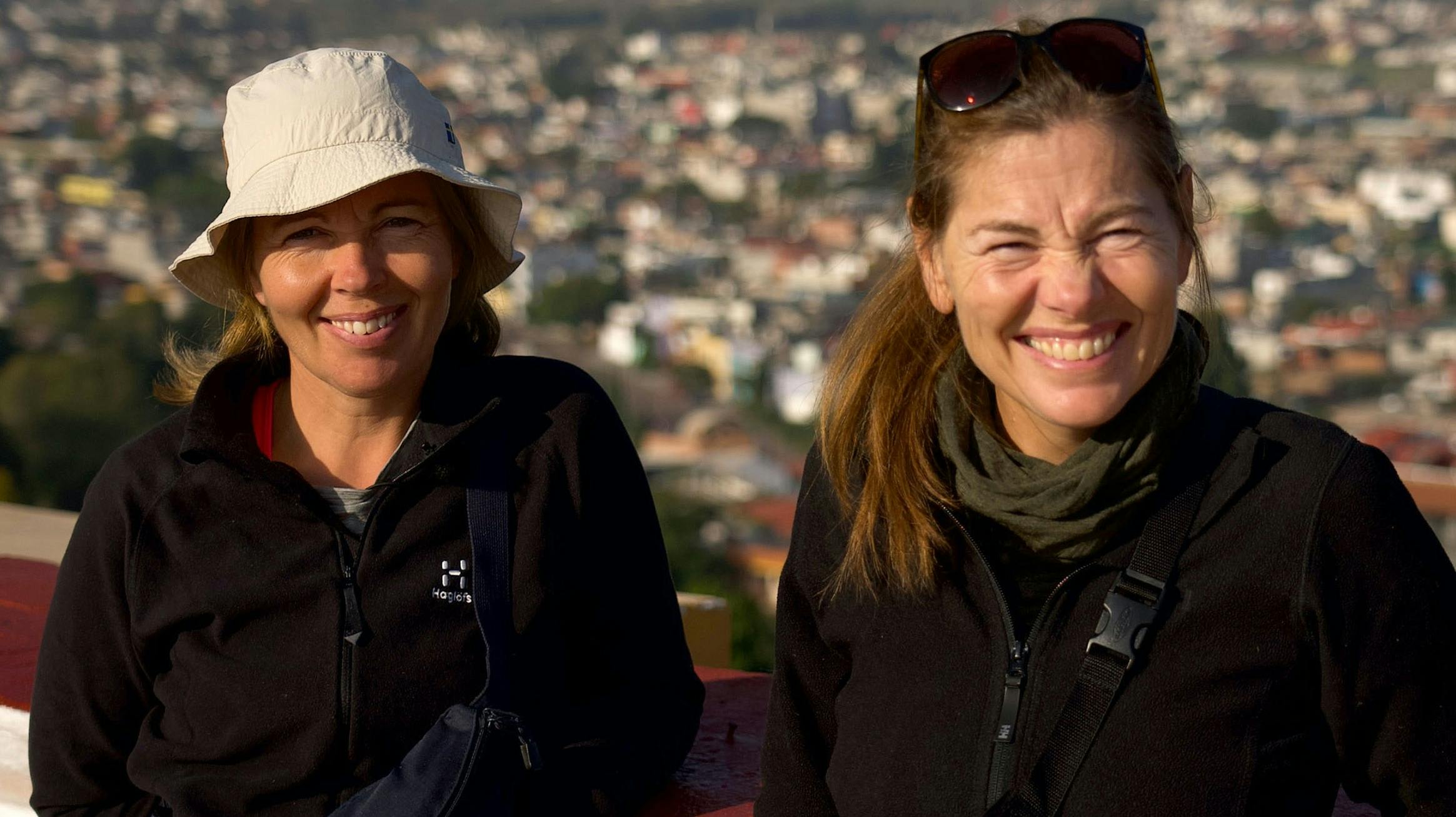 Søstrene Heidi og Susie fra "Først til verdens ende".