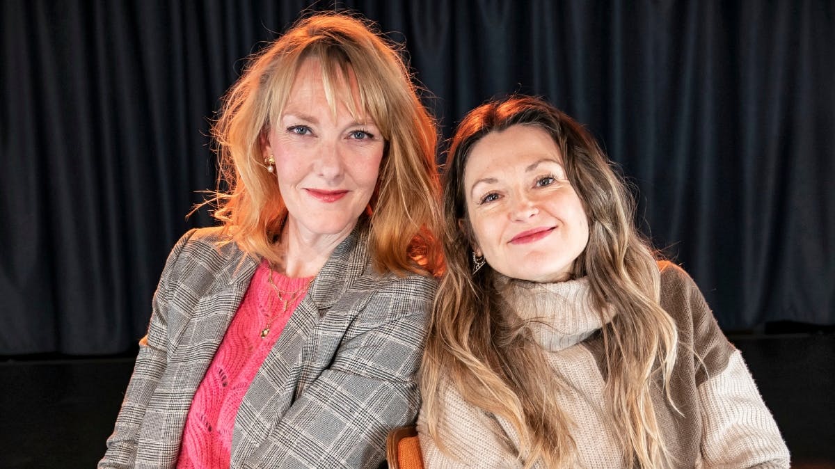Ditte Hansen og Louise Mieritz står bag TV 2-serien "Dansegarderoben". 