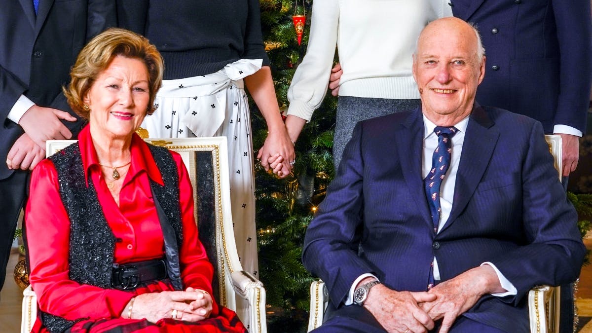 Dronning Sonja og kong Harald&nbsp;
