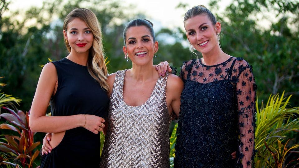Petra Nagel sammen med Julie Kriegler og Mette Sommer.
