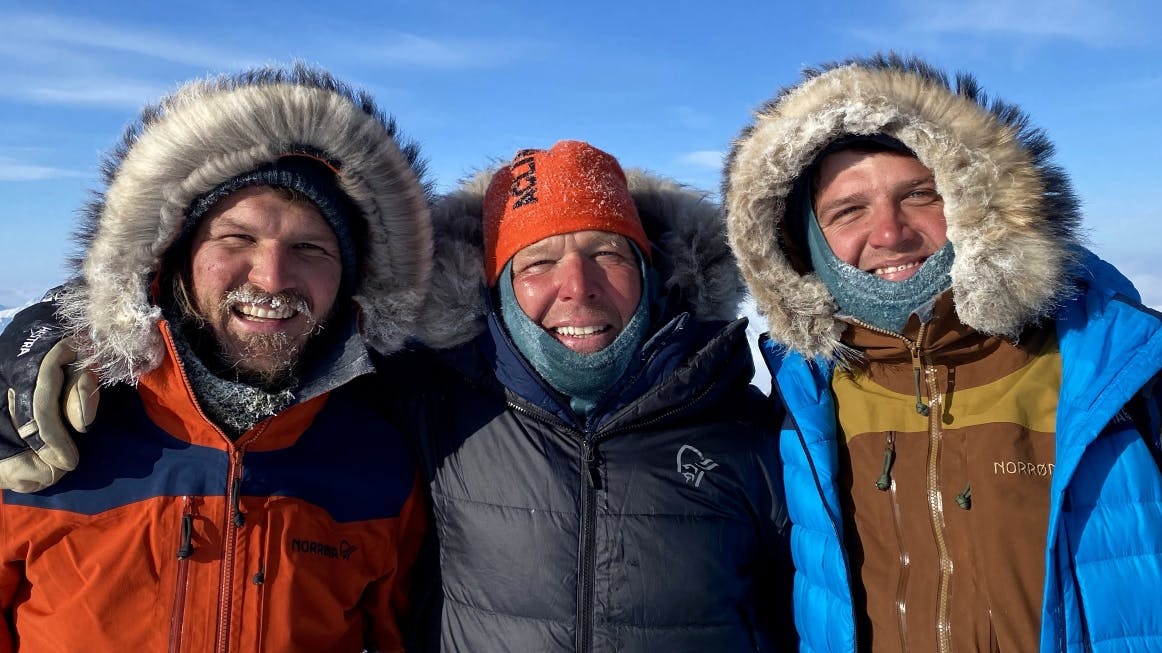 Emil og Alfred Midé Erichsen og Mikkel Beha 
