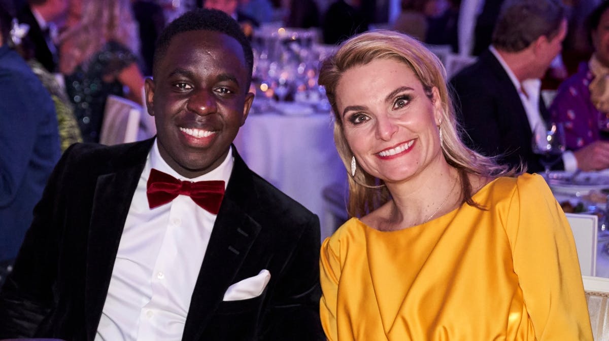 Melvin Kakooza og Michéle Bellaiche&nbsp;