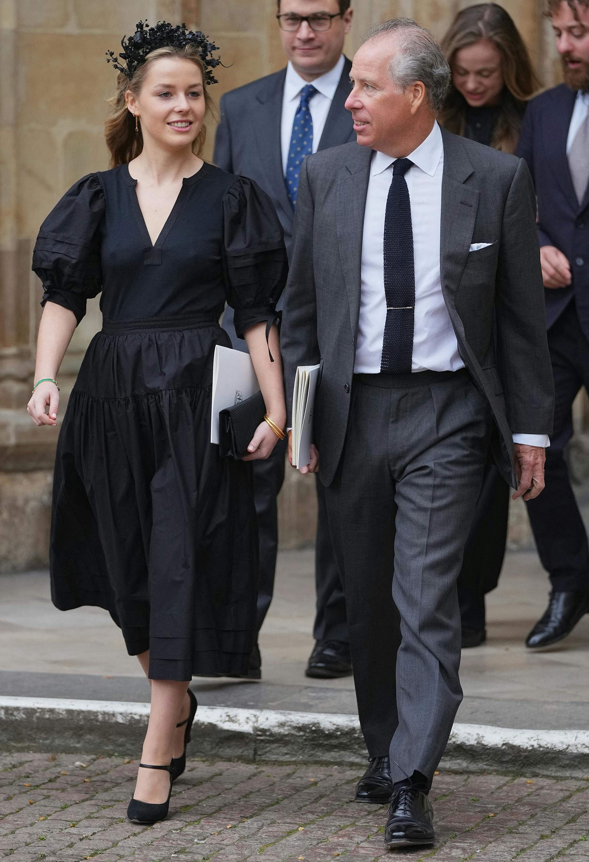 Margarita Armstrong-Jones med sin far. 