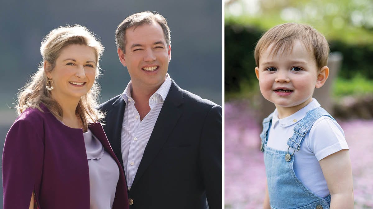 Arvestorhertugparret og prins Charles.