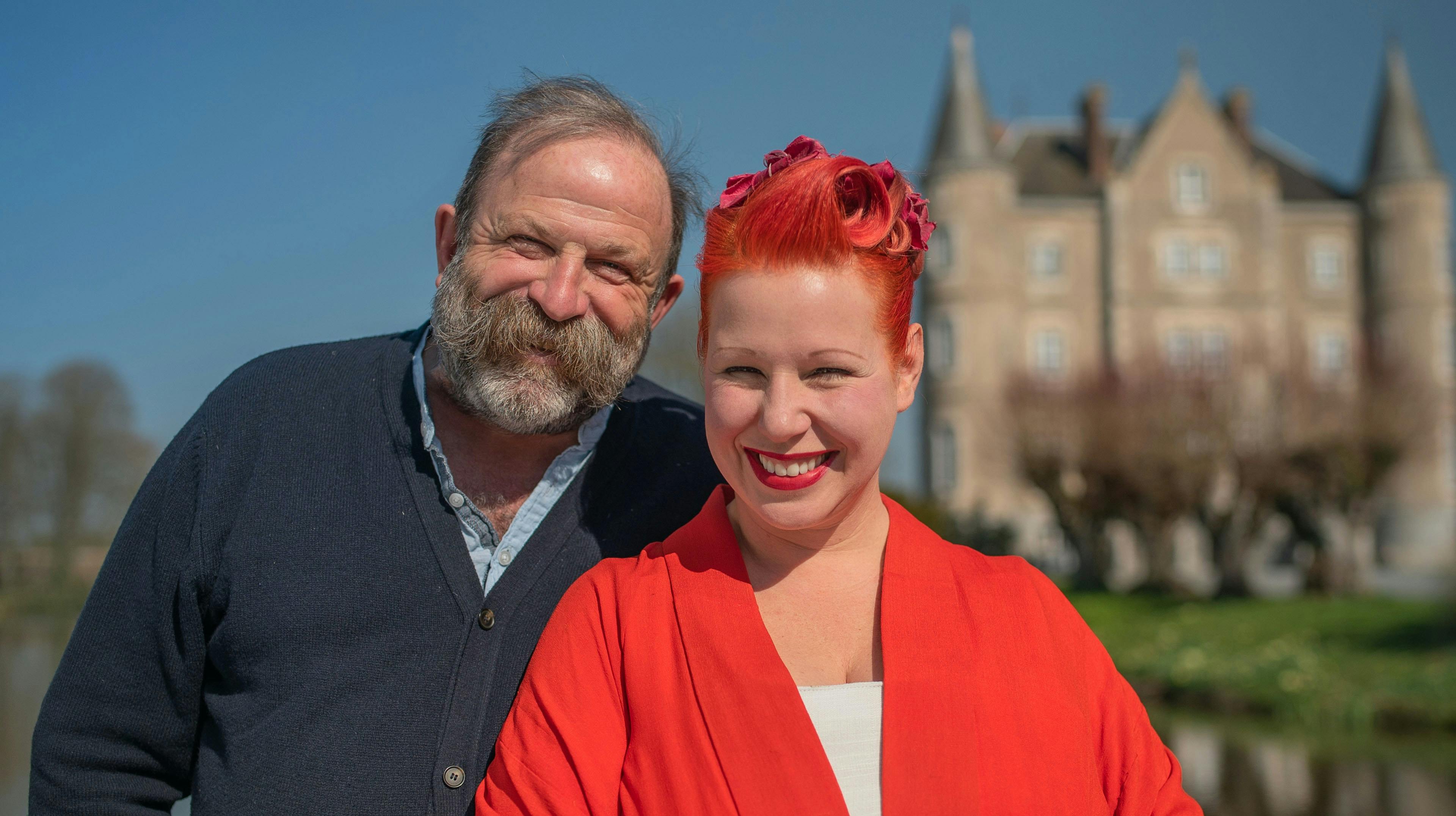 Dick og Angel fra "Han, hun og drømmeslottet"