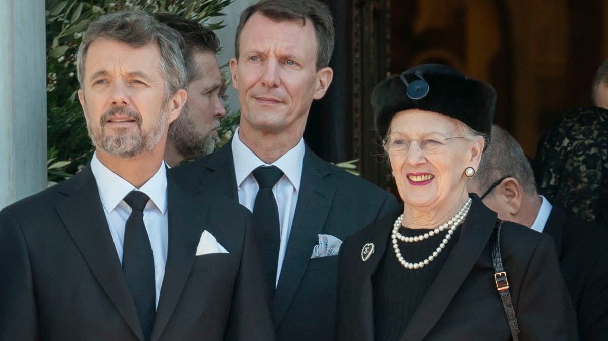 Kronprins Frederik, prins Joachim og dronning Margrethe