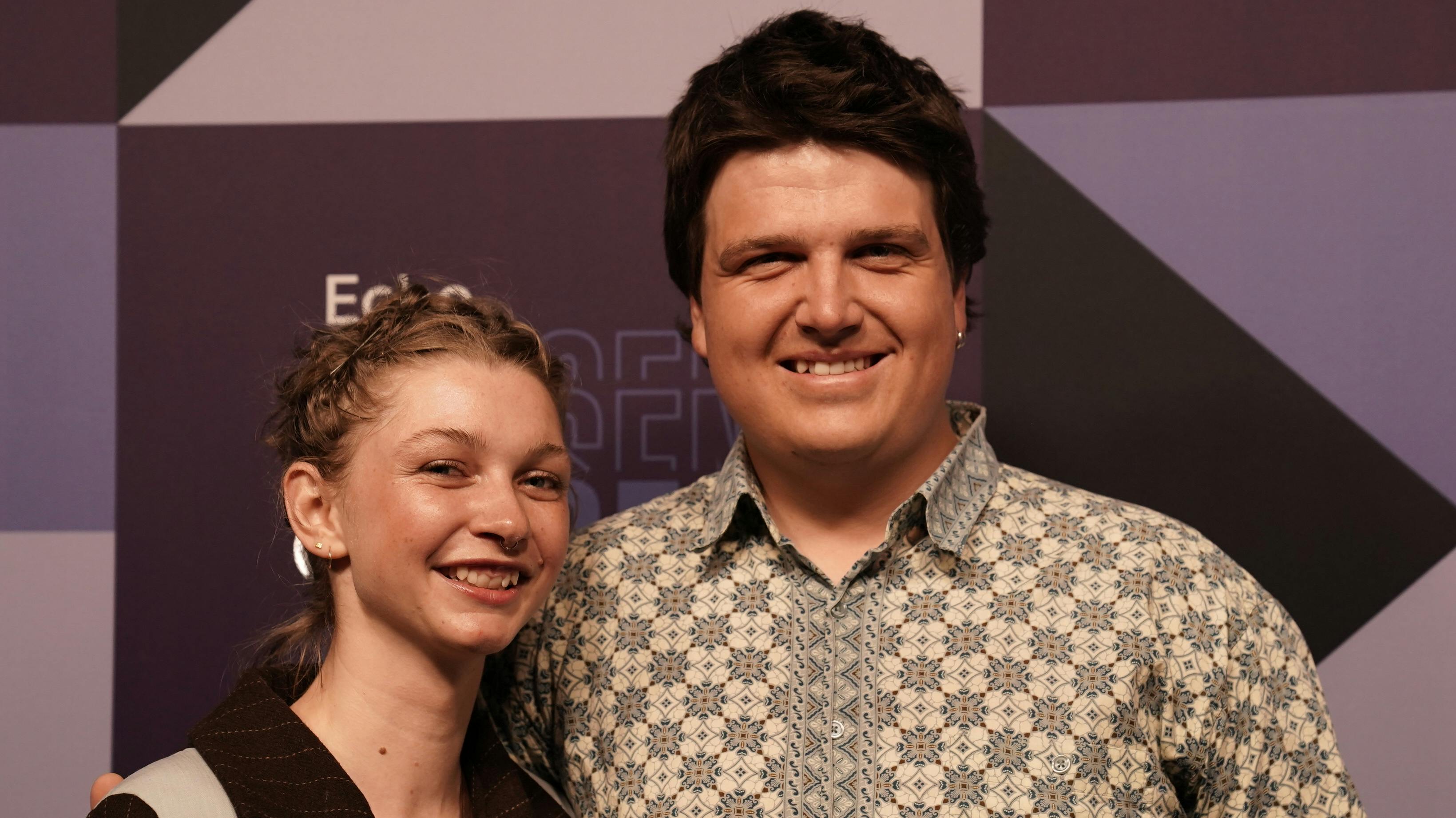 Alfred Midé Erichsen og kæresten Madeleine.