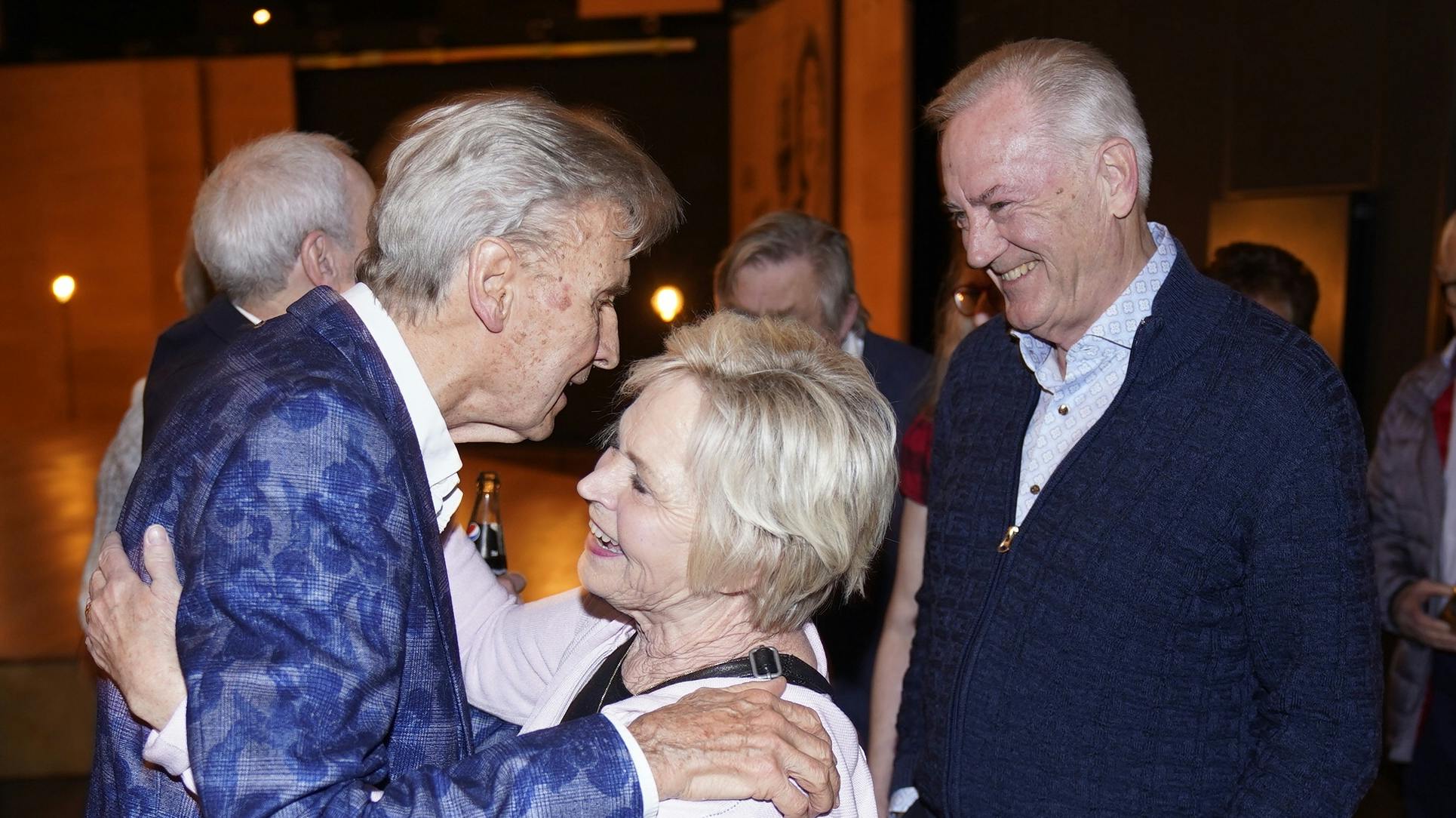 Jørgen de Mylius med Hilda og Keld Heick