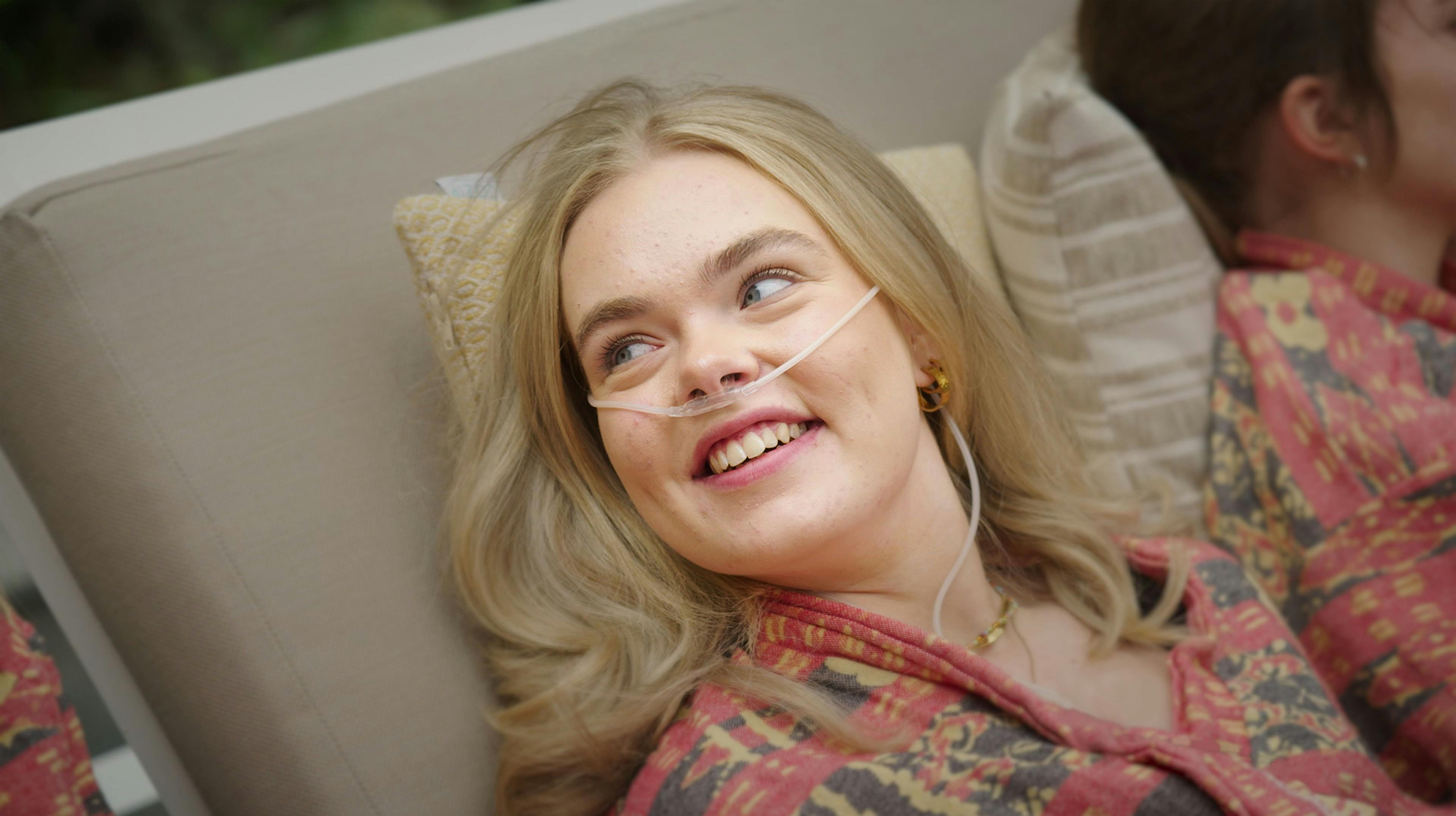 Amalie Vilslev i dokumentaren "Amalie skal dø". 