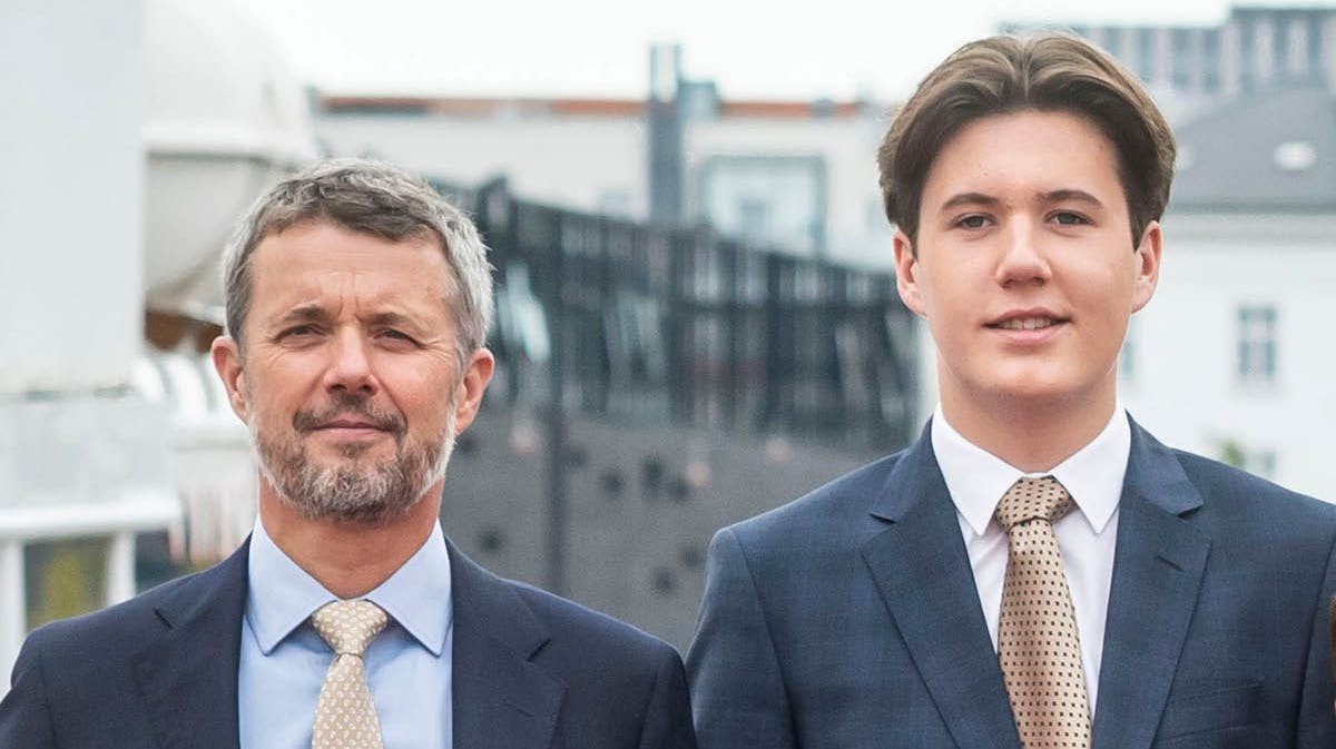 Kronprins Frederik og prins Christian.