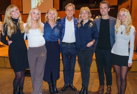 Jørgen de Mylius med sine børn og sin hustru