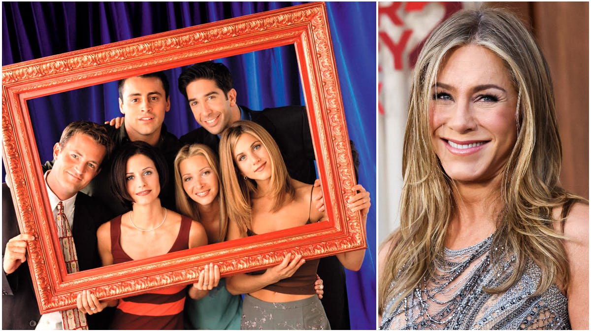 Jennifer Aniston medvirkede i "Friends" fra 1994 til 2004. 