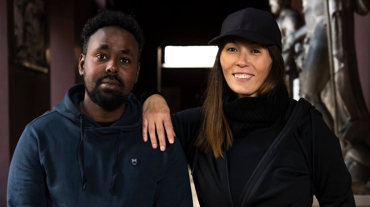 Mahamad Habane og Mette Cornelius 