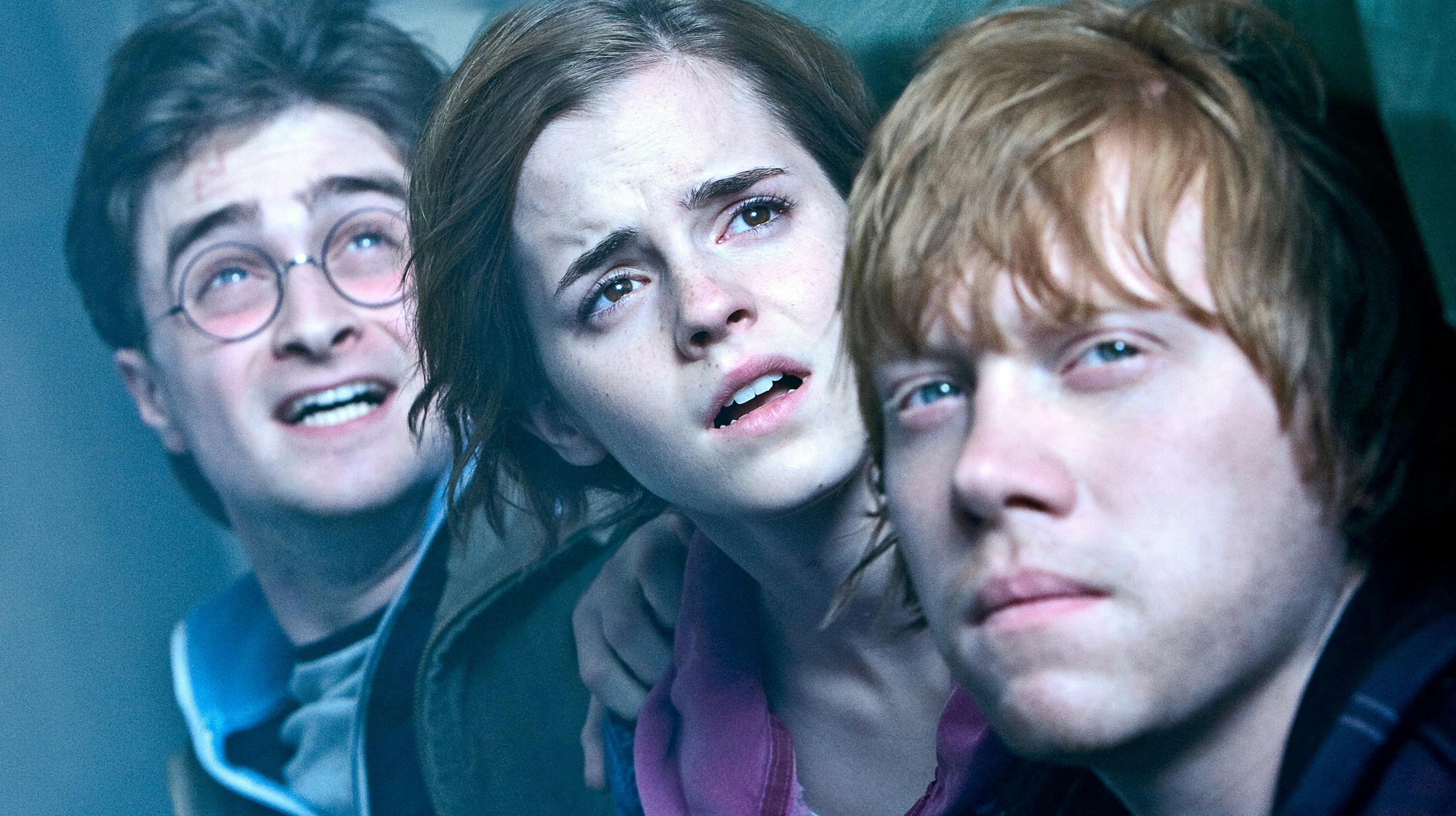 Daniel Radcliffe, Emma Watson, Rupert Grint i "Harry Potter og dødsregalierne".