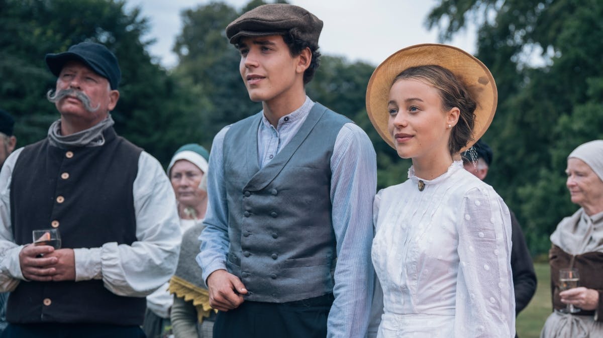 Rasmus og Marie Louise i "Troldehjertets hemmelighed". 