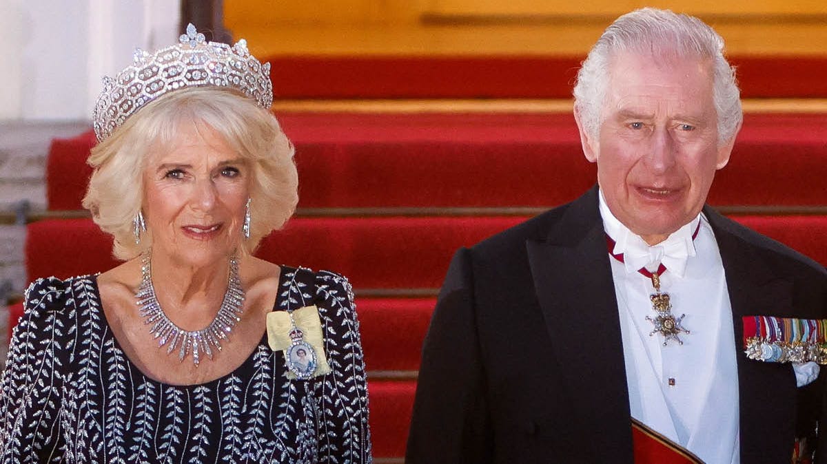 Dronning Camilla og kong Charles. 