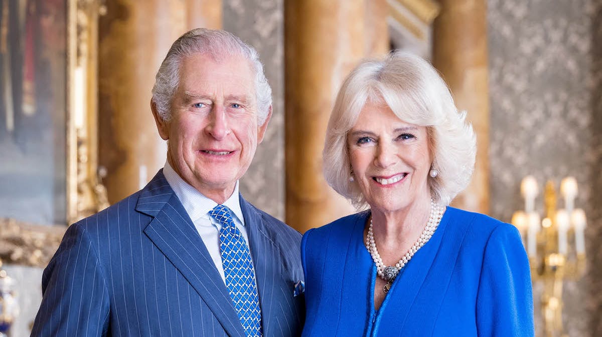 Kong Charles og dronning Camilla.