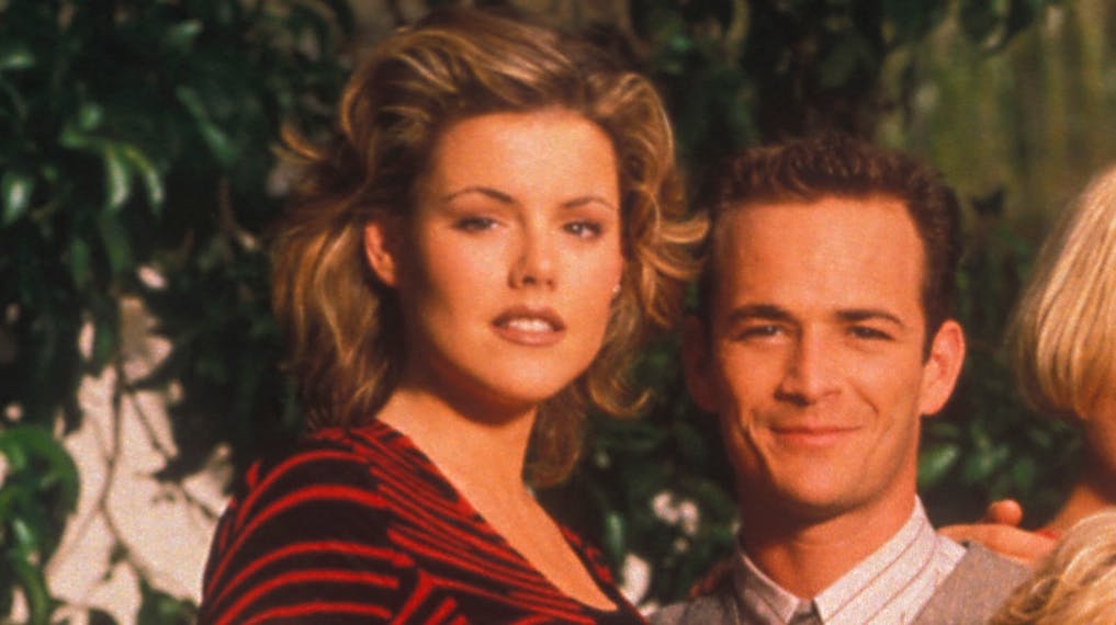 Kathleen Robertson og Luke Perry spillede Clare Arnold og Dylan McKay i "Beverly Hills 90210". 