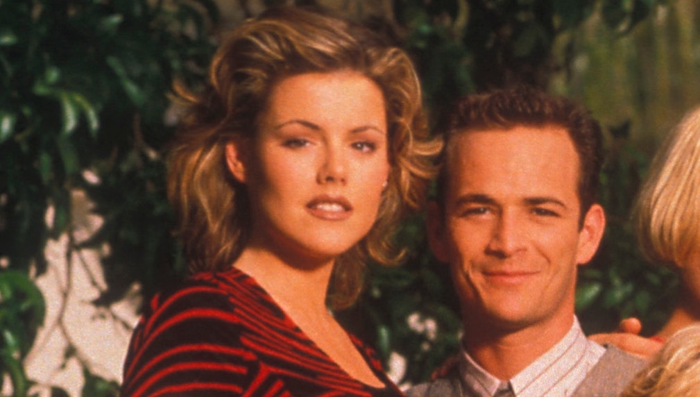 Kathleen Robertson og Luke Perry spillede Clare Arnold og Dylan McKay i "Beverly Hills 90210". 