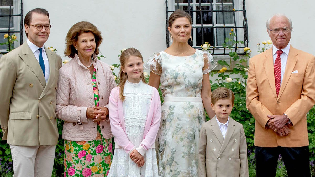 Den svenske kongefamilie.