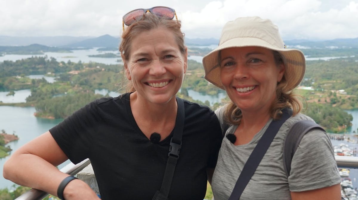 Søstrene Heidi og Susie Rasmussen fra "Først til verdens ende"