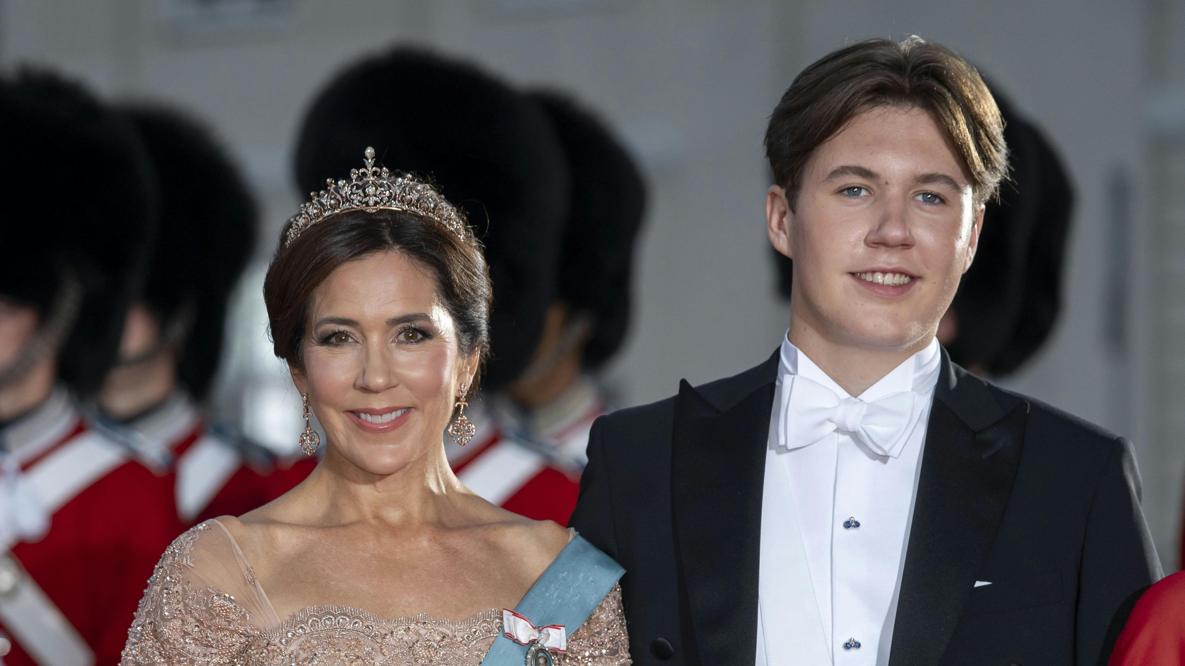 Kronprinsesse Mary og prins Christian. 