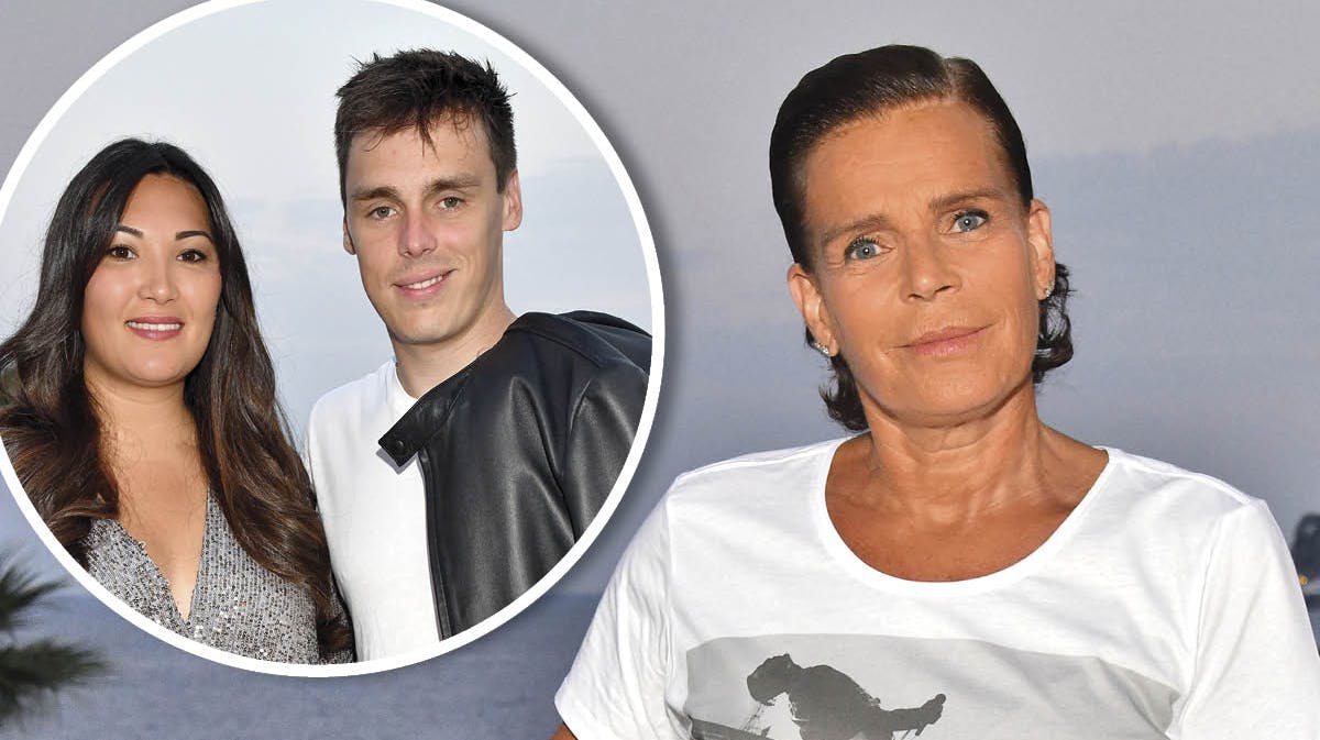 Prinsesse Stéphanie af Monaco. Indsat: Marie og Louis Ducruet.