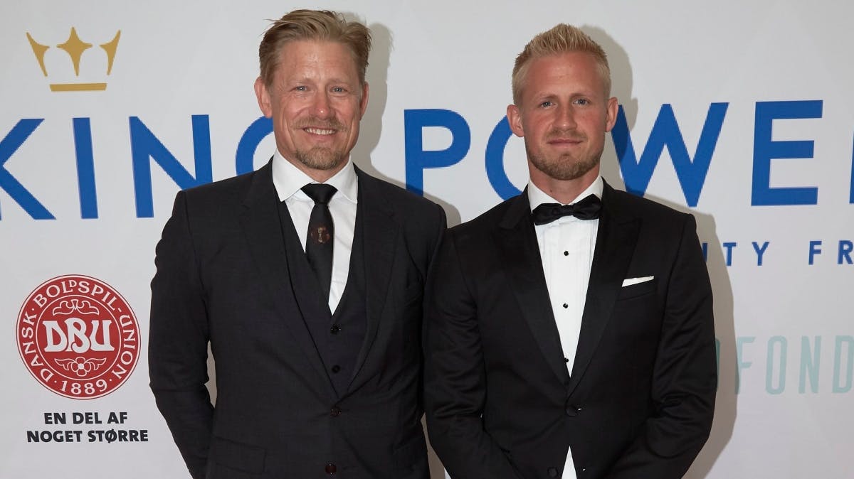 Peter Schmeichel og Kasper Schmeichel