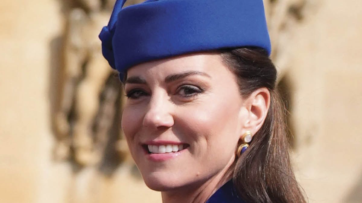 Prinsesse Catherine til påskegudstjeneste 2023.