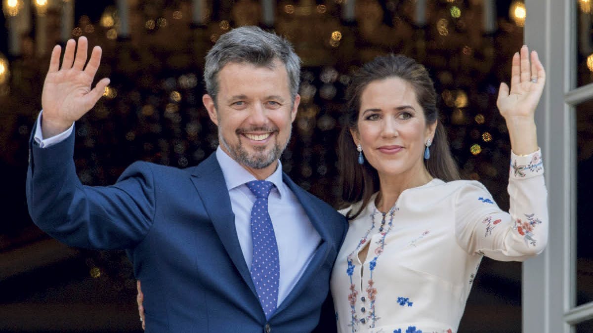 Kronprins Frederik og kronprinsesse Mary.&nbsp;
