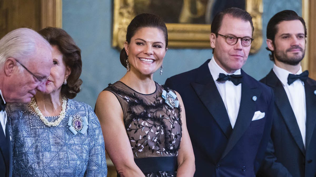 Den svenske kongefamilie.
