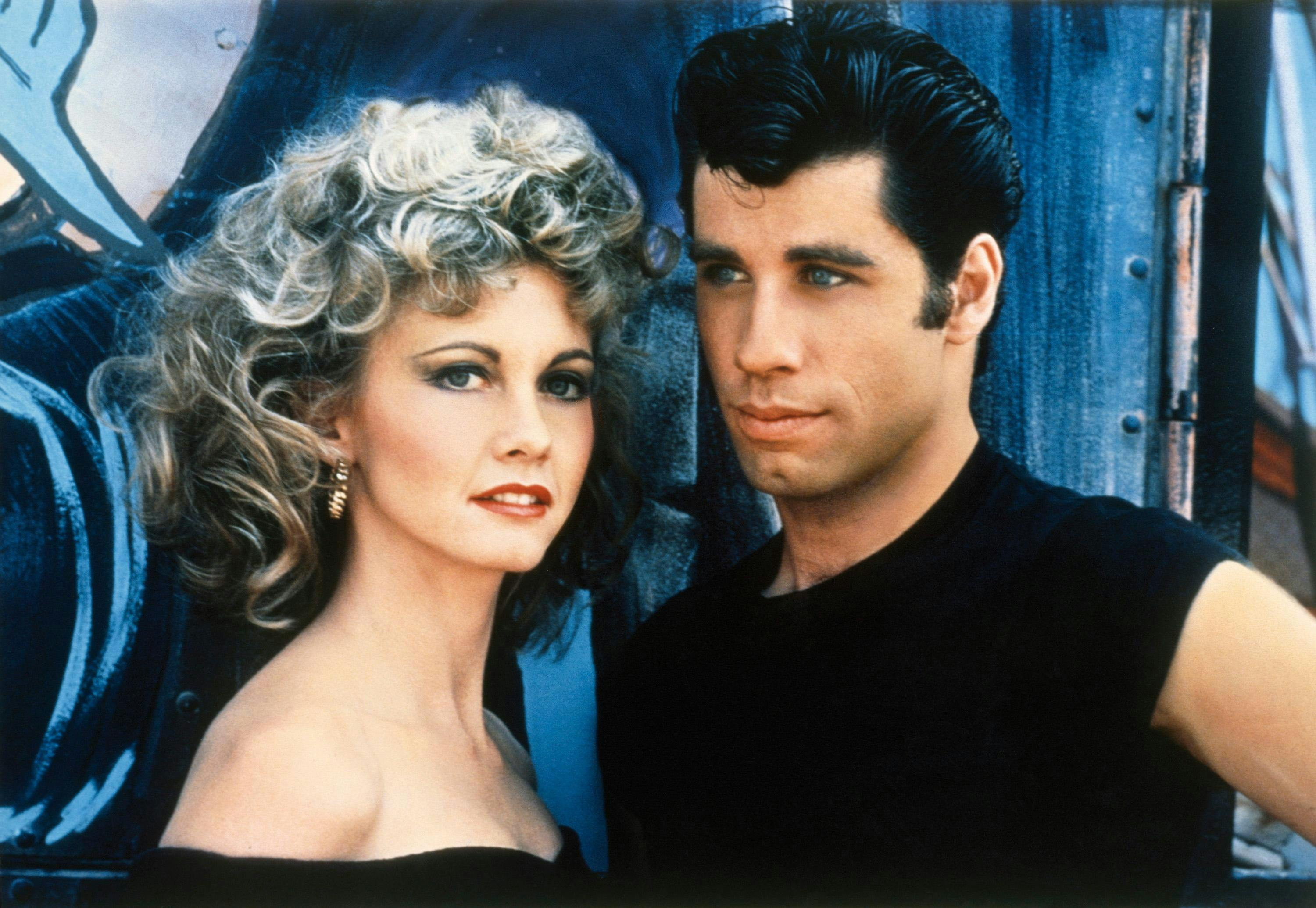 Olivia Newton-John og John Travolta i "Grease" fra 1978.