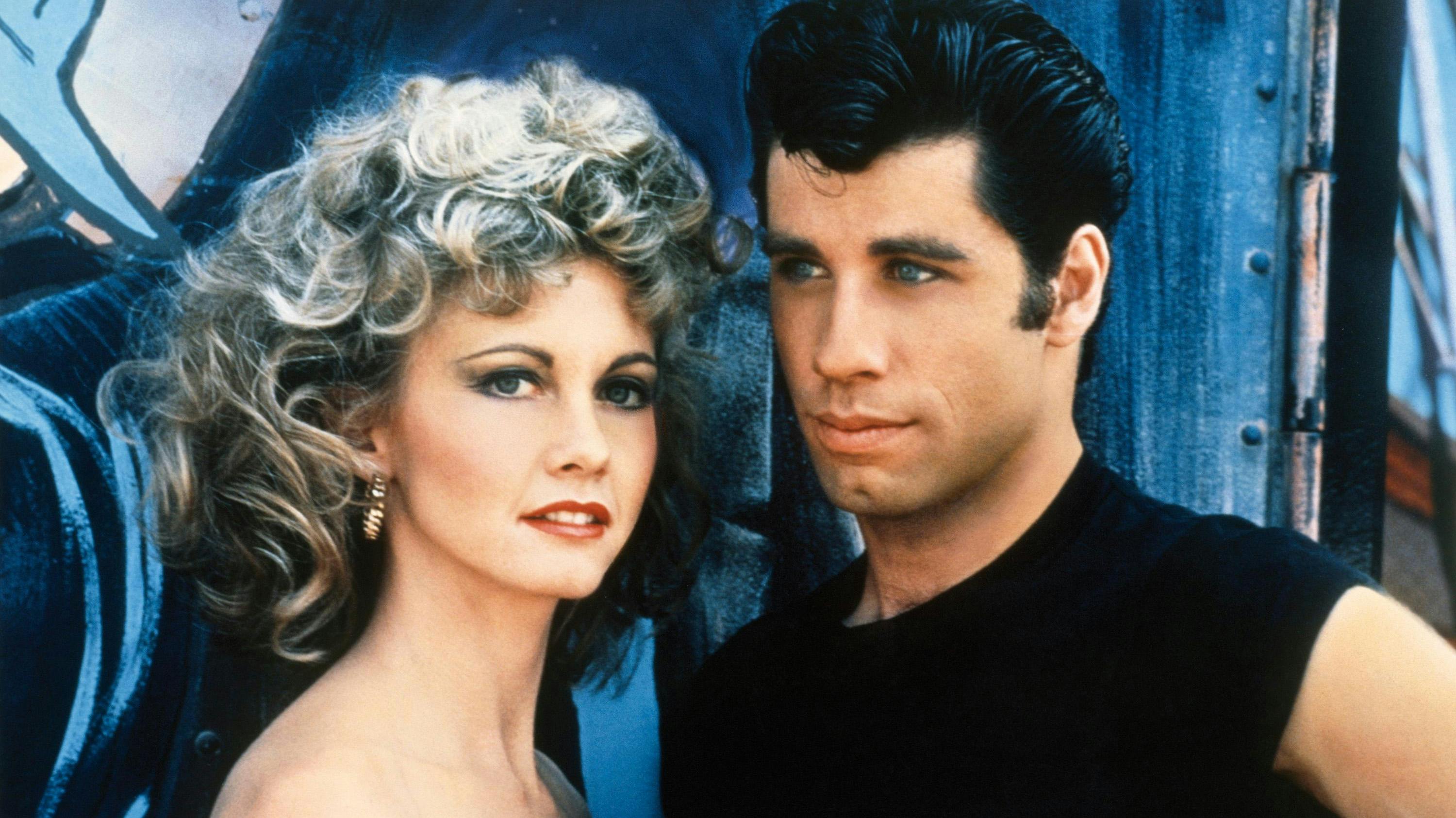 Olivia Newton-John og John Travolta i "Grease" fra 1978.