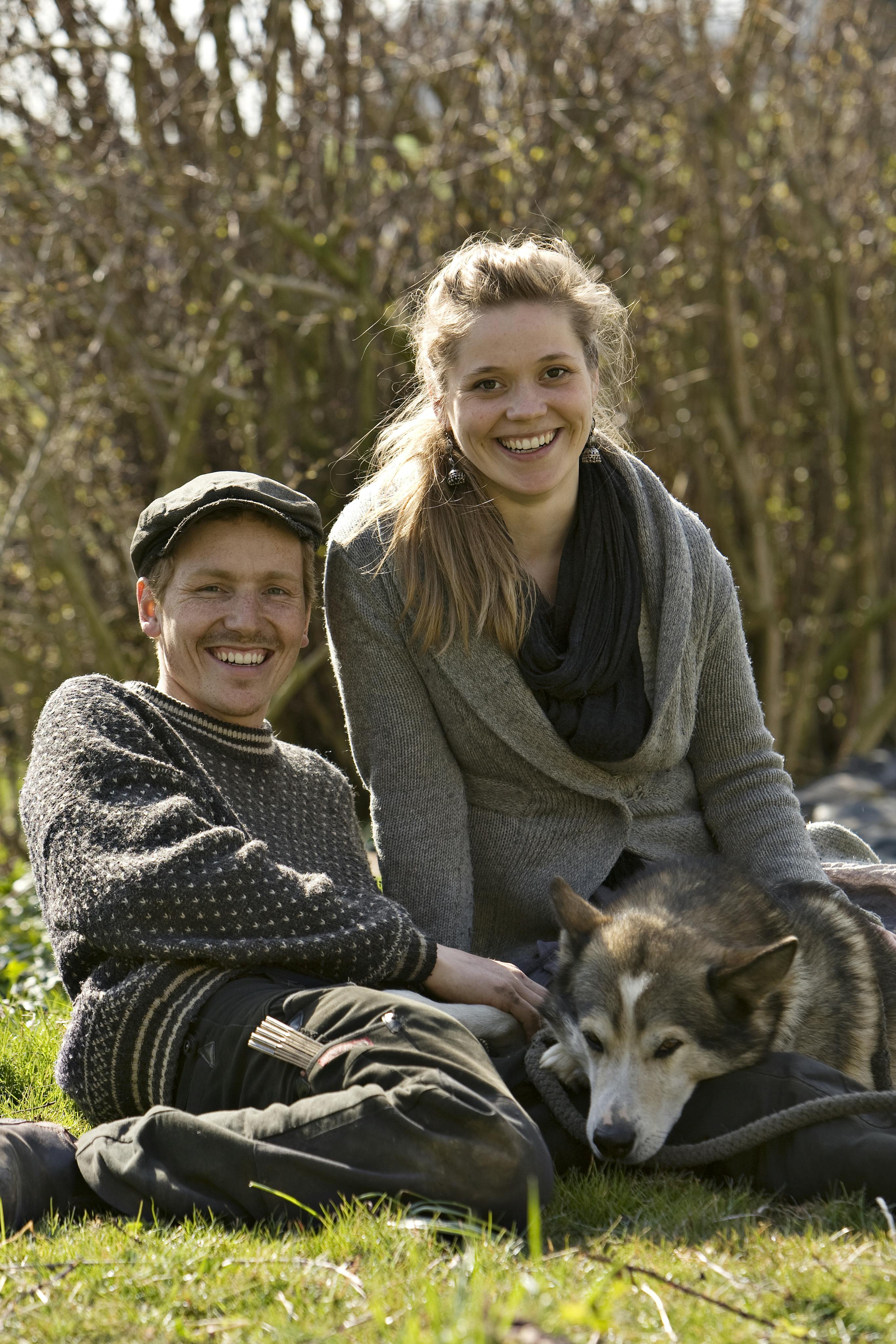 Frank Erichsen og Theresa i 2008. 