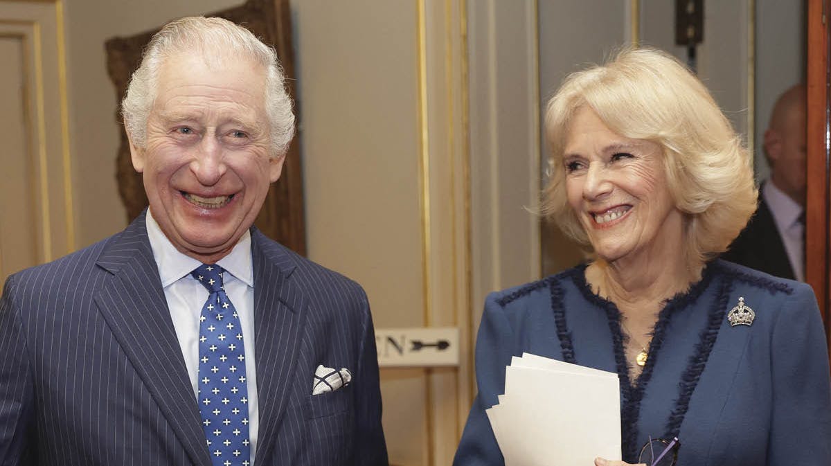 Kong Charles og dronning Camilla.