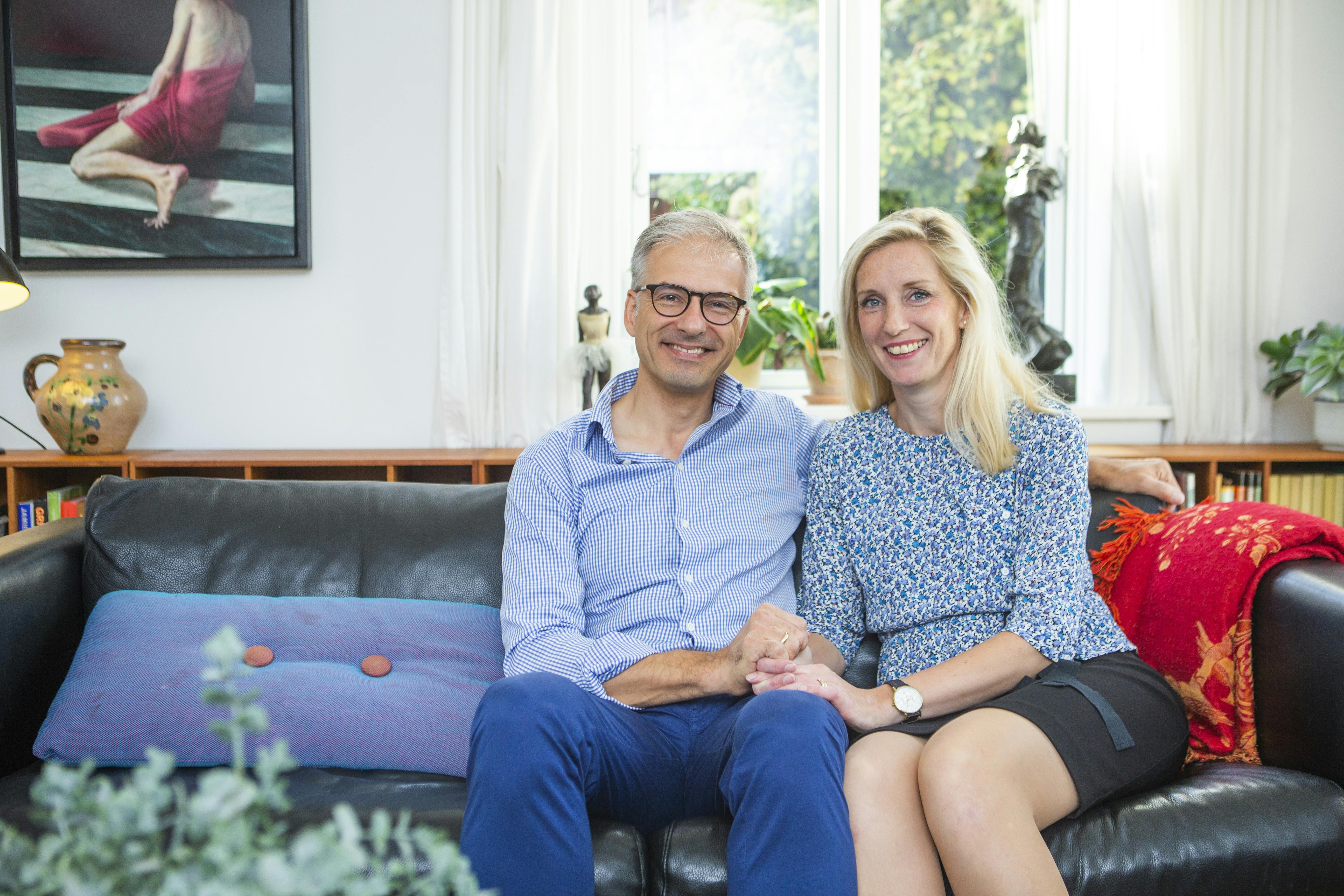 Michael Brautsch med sin hustru, Annette. 