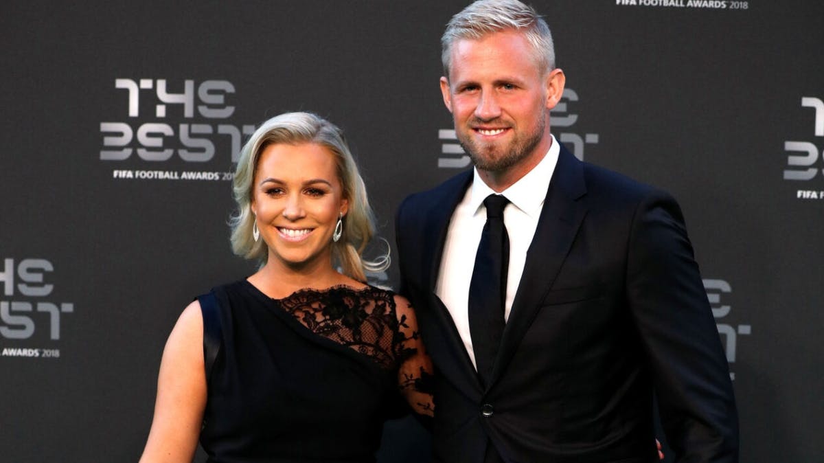 Stine og Kasper Schmeichel