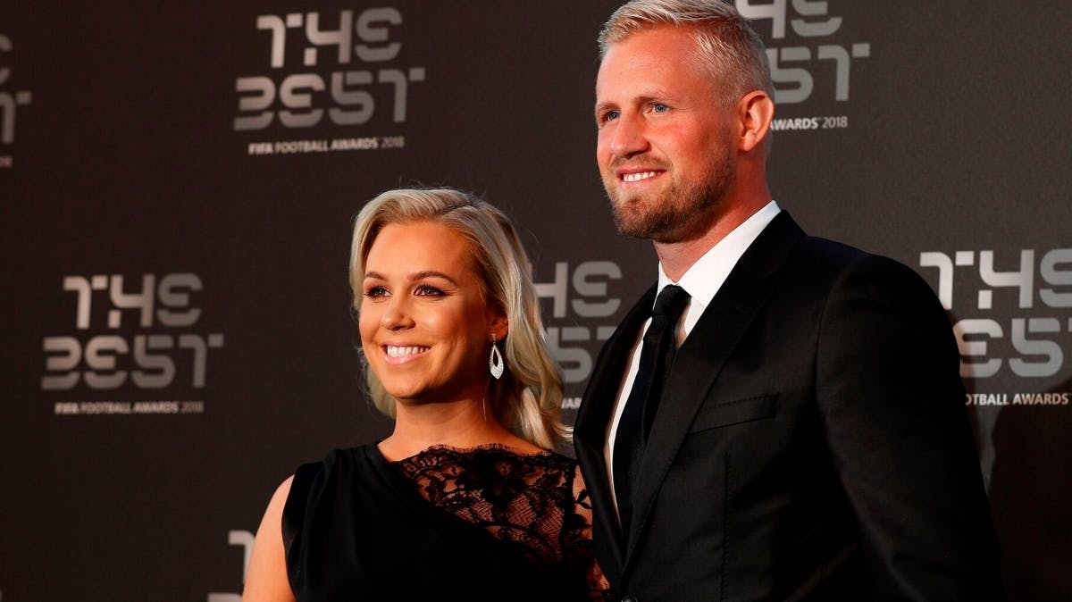 Stine og Kasper Schmeichel