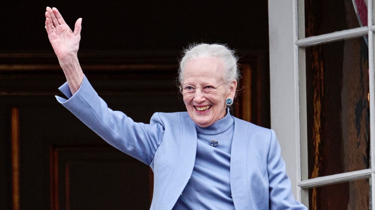 Dronning Margrethe.
