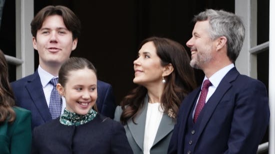 Mary og Frederik med Christian og Josephine