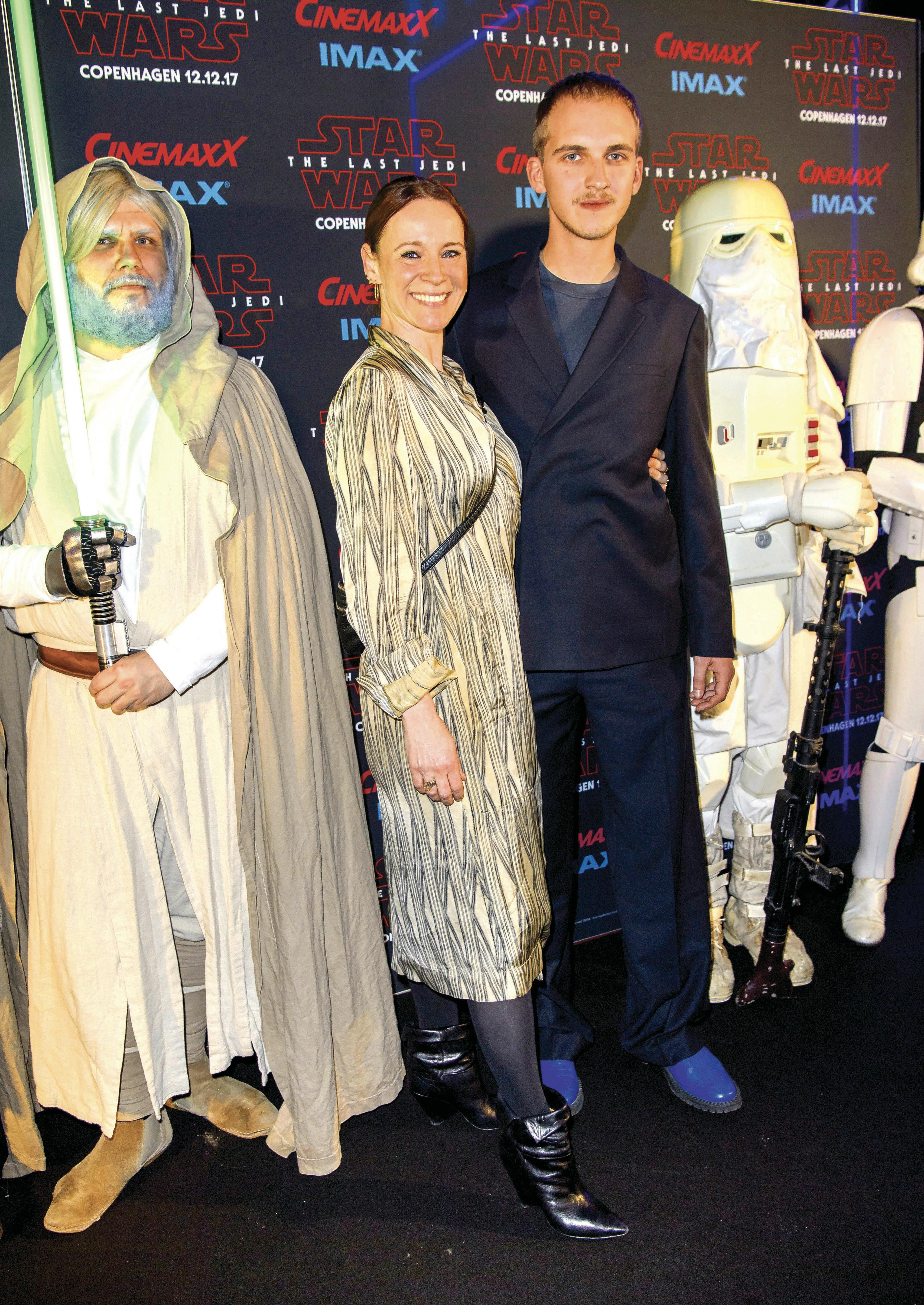 Iben og Anton Hjejle til premiere på Star Wars The Last Jedi i 2017. 