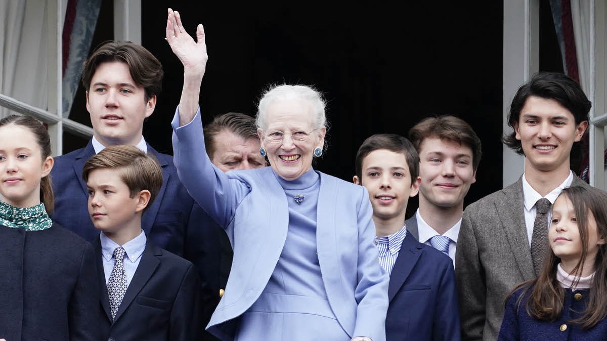 Dronning Margrethe. 