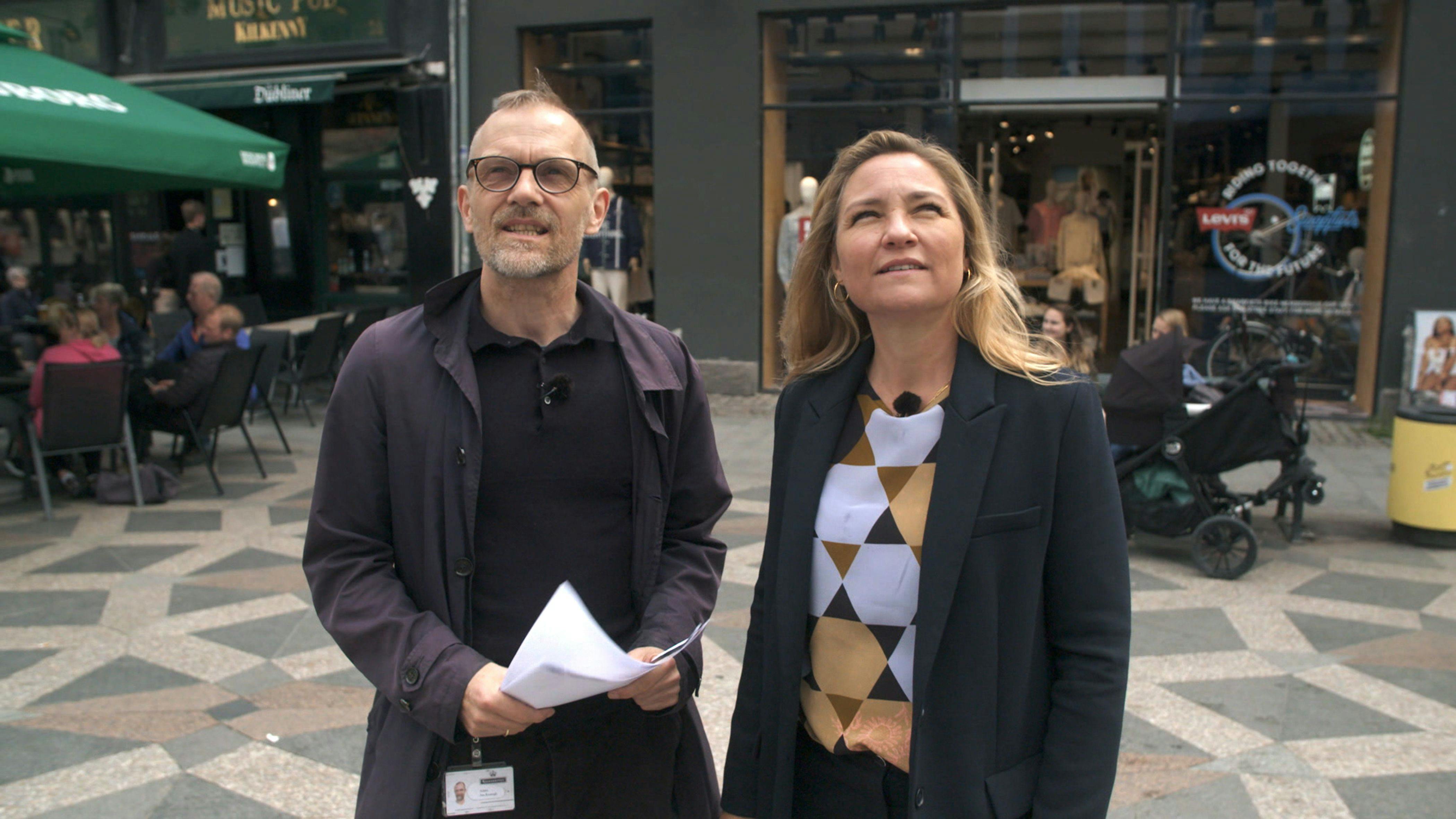 Adam Jon Kronegh og Mette Frisk