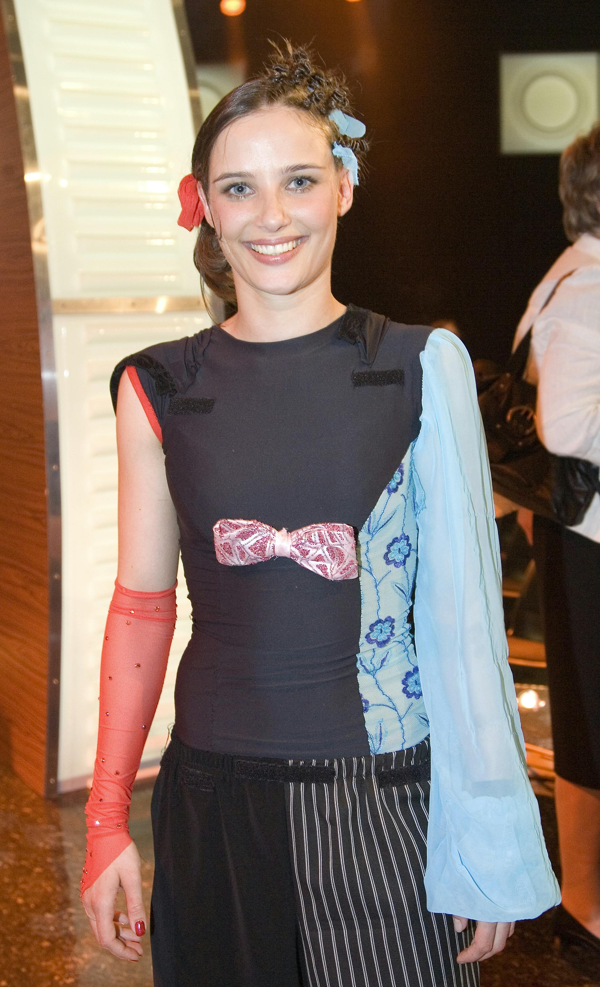Sofie Østergaard i "Scenen er din" i 2007.
