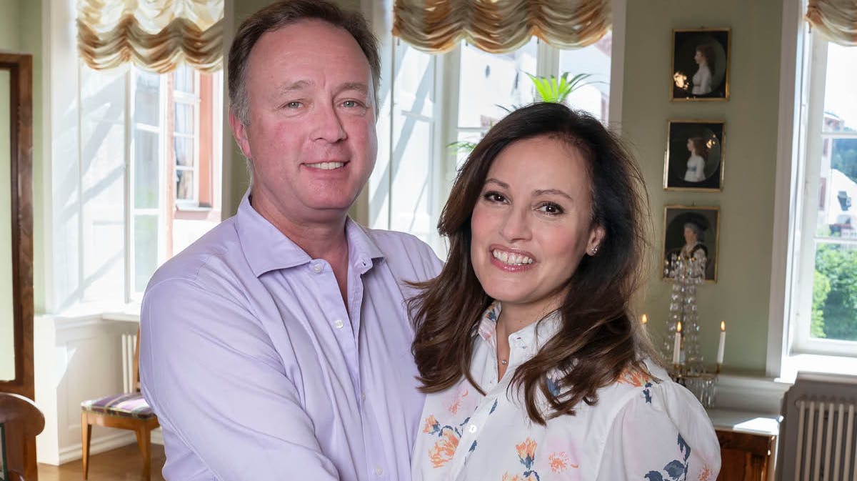 Prins Gustav og prinsesse Carina.