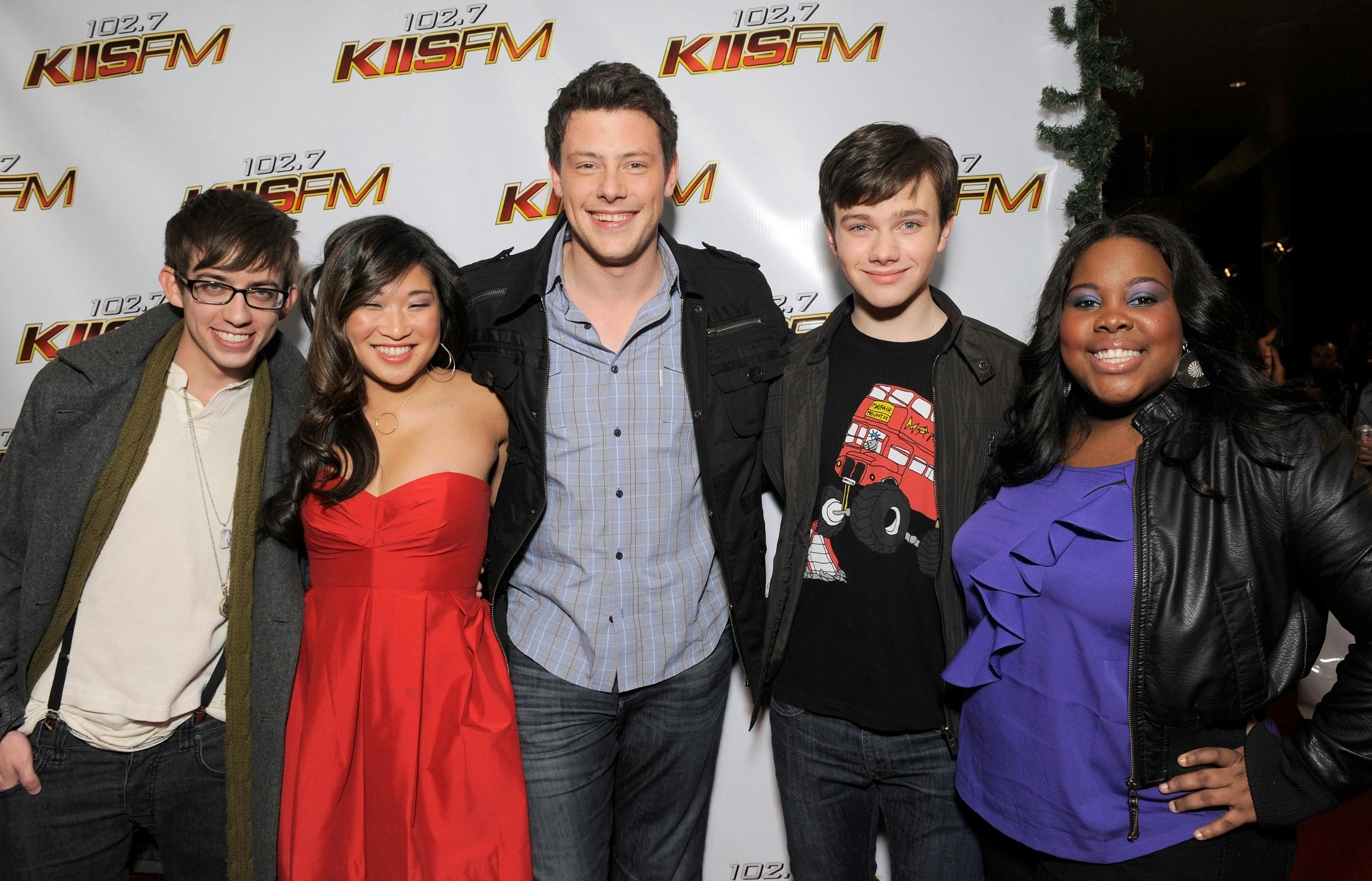 Kevin McHale, Jenna Ushkowitz, Cory Monteith, Chris Colfer og Amber Riley var alle stjerner i tv-serien "Glee".&nbsp;
